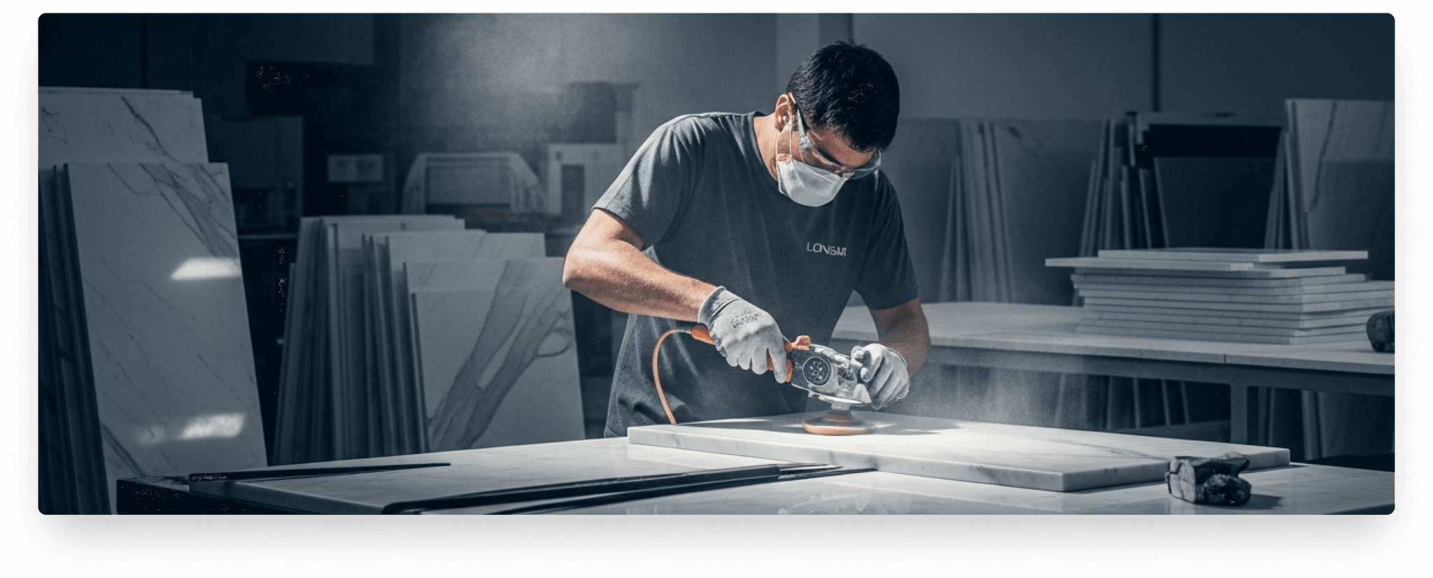 Precision stone processing